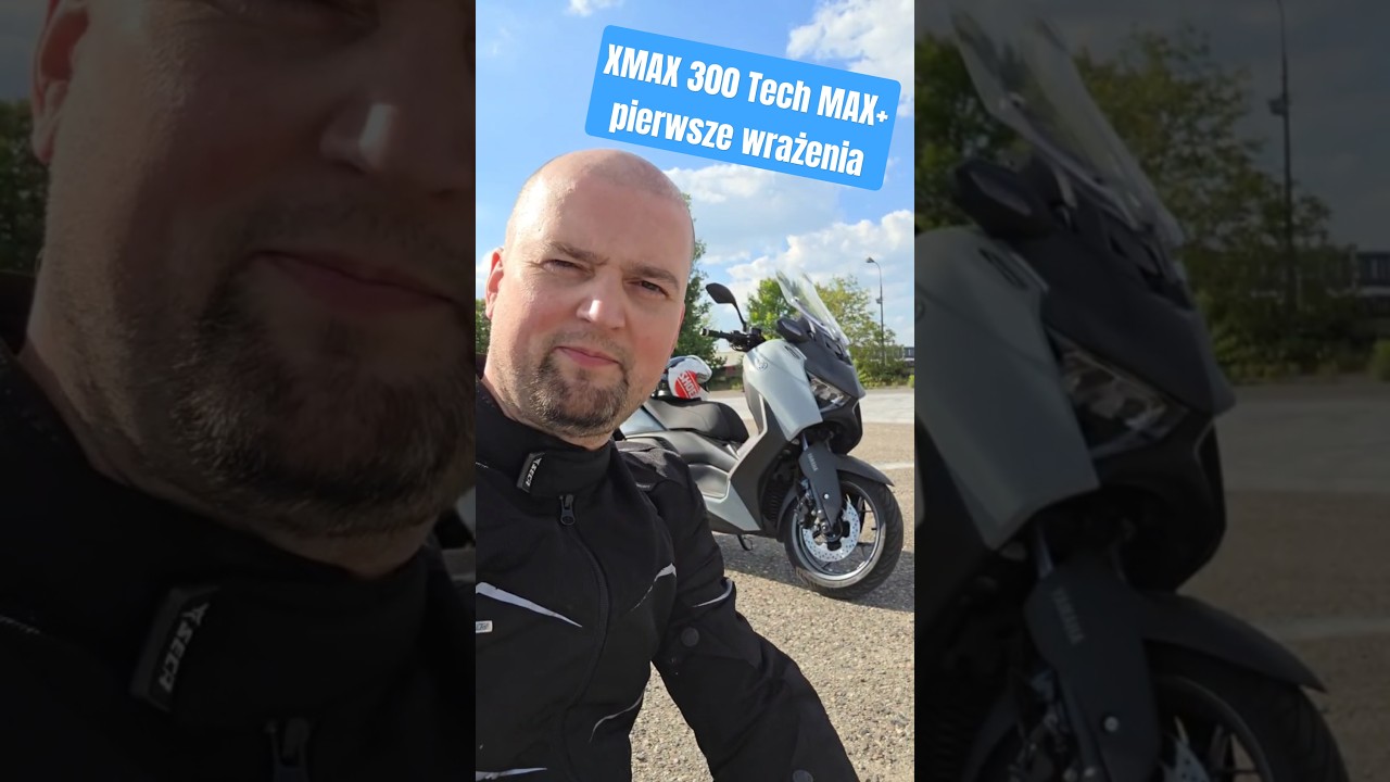 XMAX 300 Tech MAX + pierwsze wrażenia w skr&oacute;cie #xmax #yamahaxmax300 #xmax300techmax+