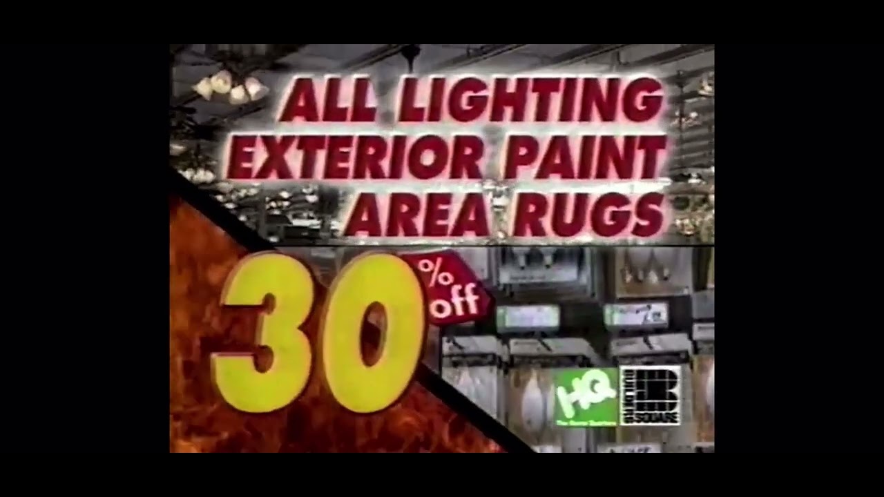 Builders Square/Home Quarters Going-Out-Of-Business commercial 1999