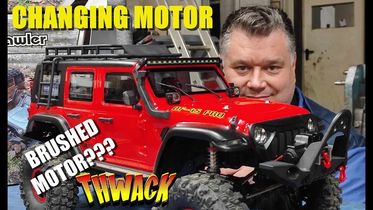 DF-4S PRO RTR RC crawler CHANGING BRUSHED MOTOR with HOBBYWING BRUSHLESS Quicrun Fusion