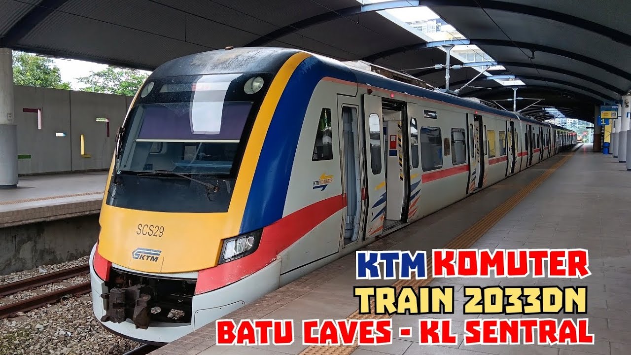 KTM Komuter | Komuter 2033dn Batu Caves to KL Sentral Ride | 14/12/2023