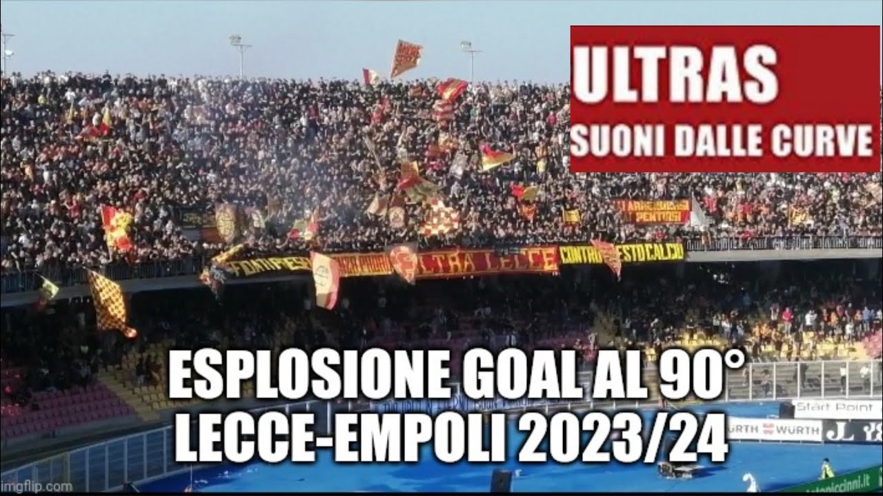 💣💥ESPLOSIONE GOAL AL 90ESIMO, Lecce-Empoli, Serie A [13/04/2024]
