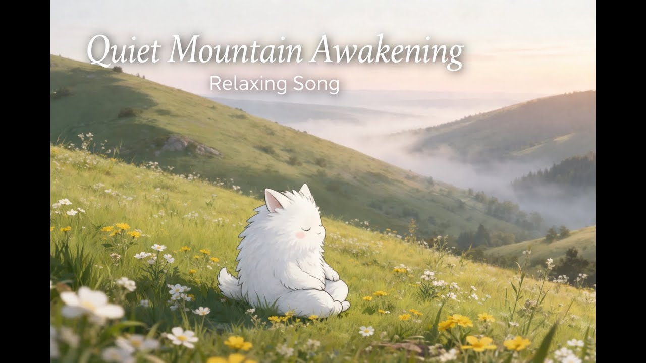 Quiet Mountain Awakening | Relaxing Ambient Music with Soft Humming & Morning Nature Atmosphere