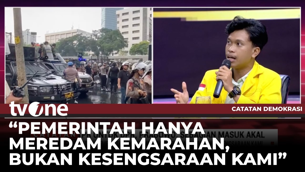 Ketua BEM UI: Tuntutan Kami Masih Dijawab Secara Simbolis dan Seremonial, Jangan Terlena | tvOne