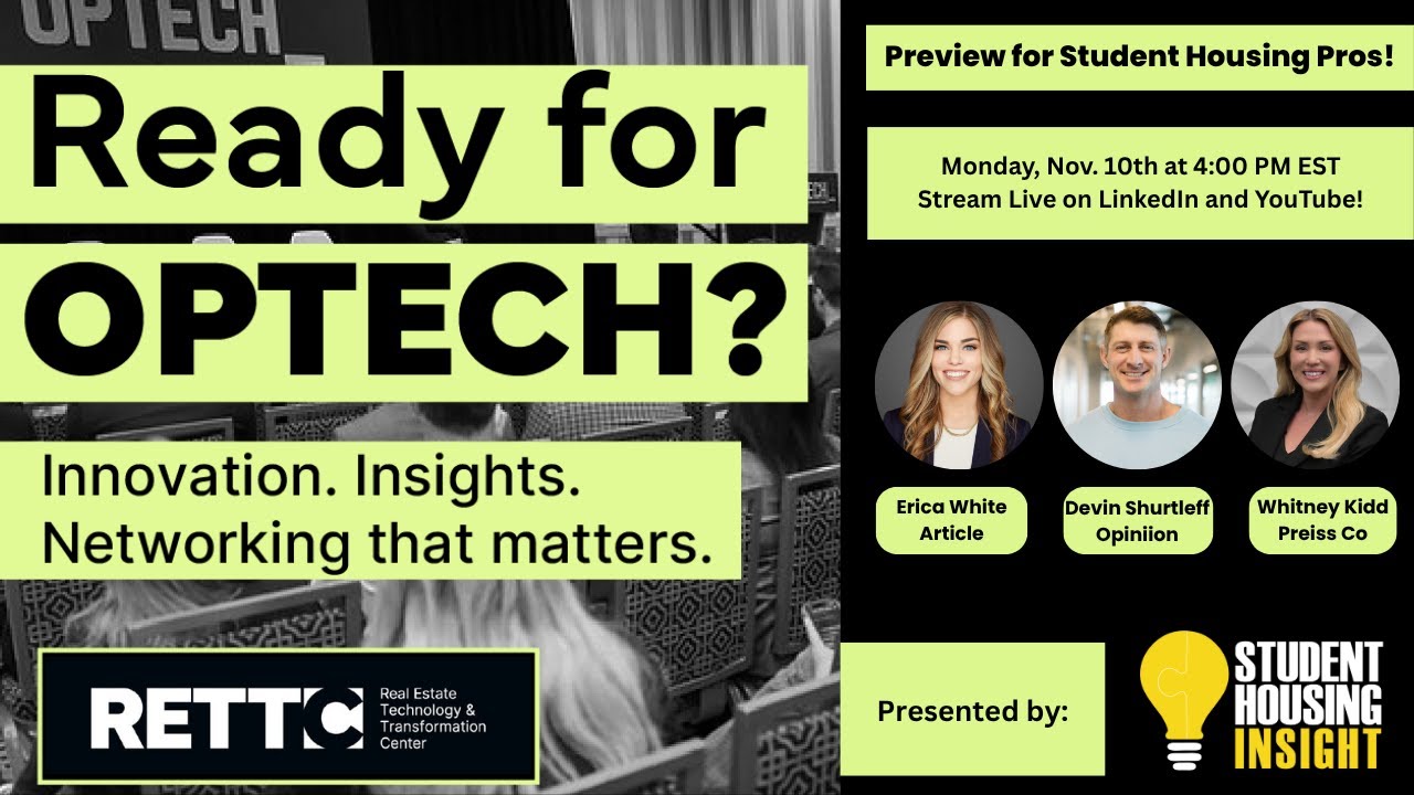 OpTech Preview for Student Housing Pros