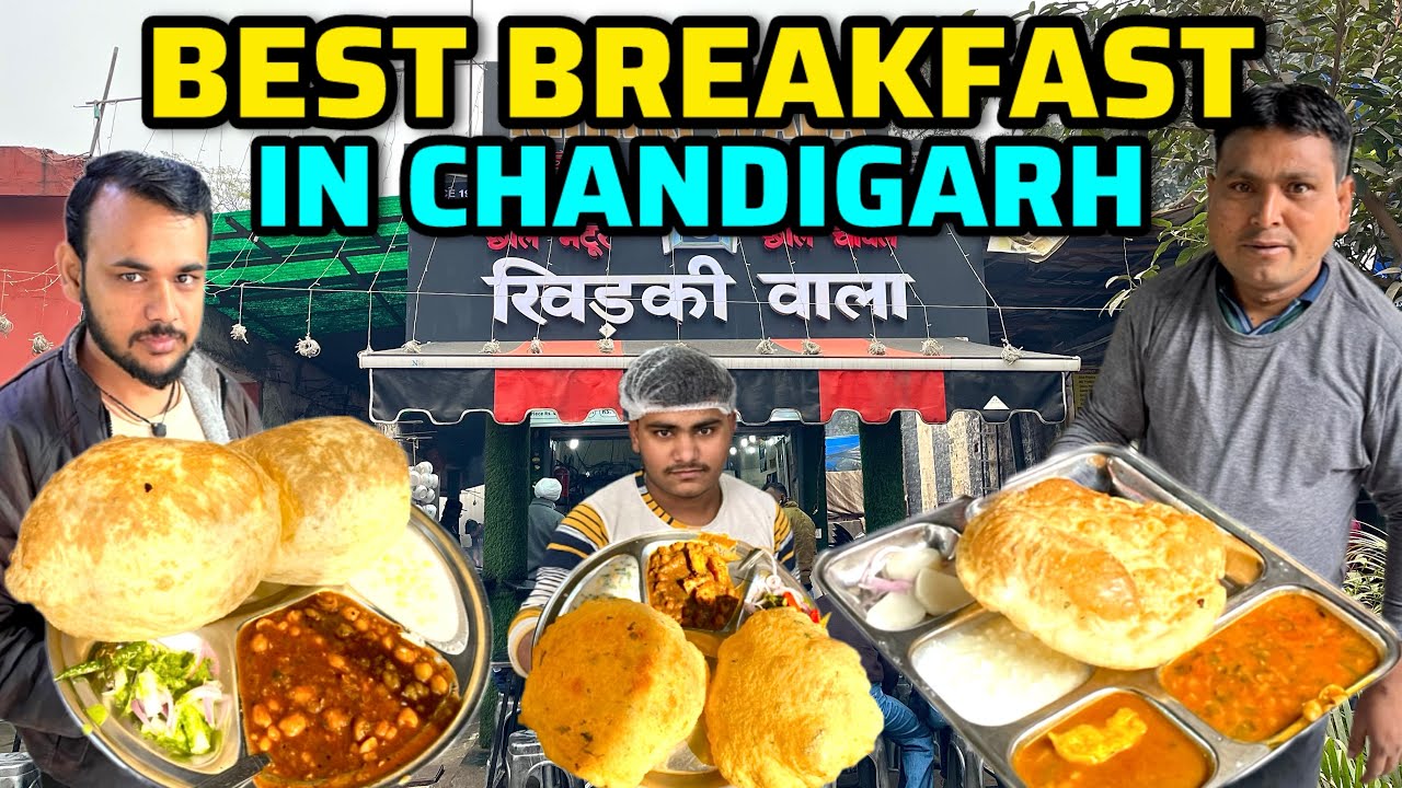 Top BREAKFAST in CHANDIGARH | Khirki Wale CHOLE BHATURE | Nanak Sweets | Street Food India