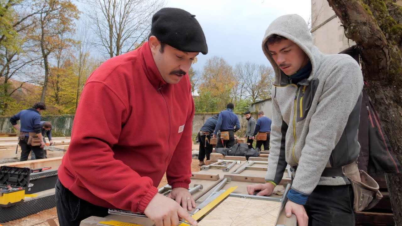 Les Compagnons Charpentiers à Lutter