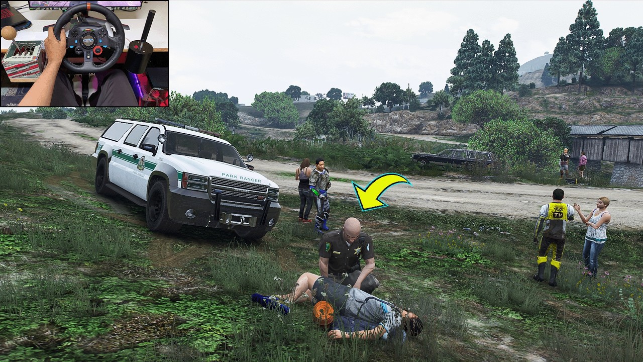 Lets go to Work as Park Ranger officer Rescue's the injured HIKER.