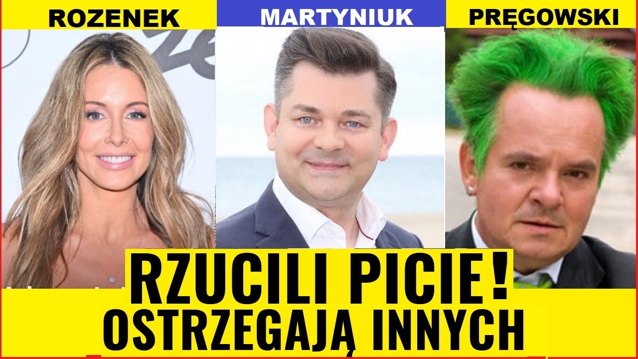 ONI RZUCILI PICIE.POLSCY AKTORZY, AKTORKI I GWIAZDY KT&Oacute;RZY RZUCILI ALKOHOL