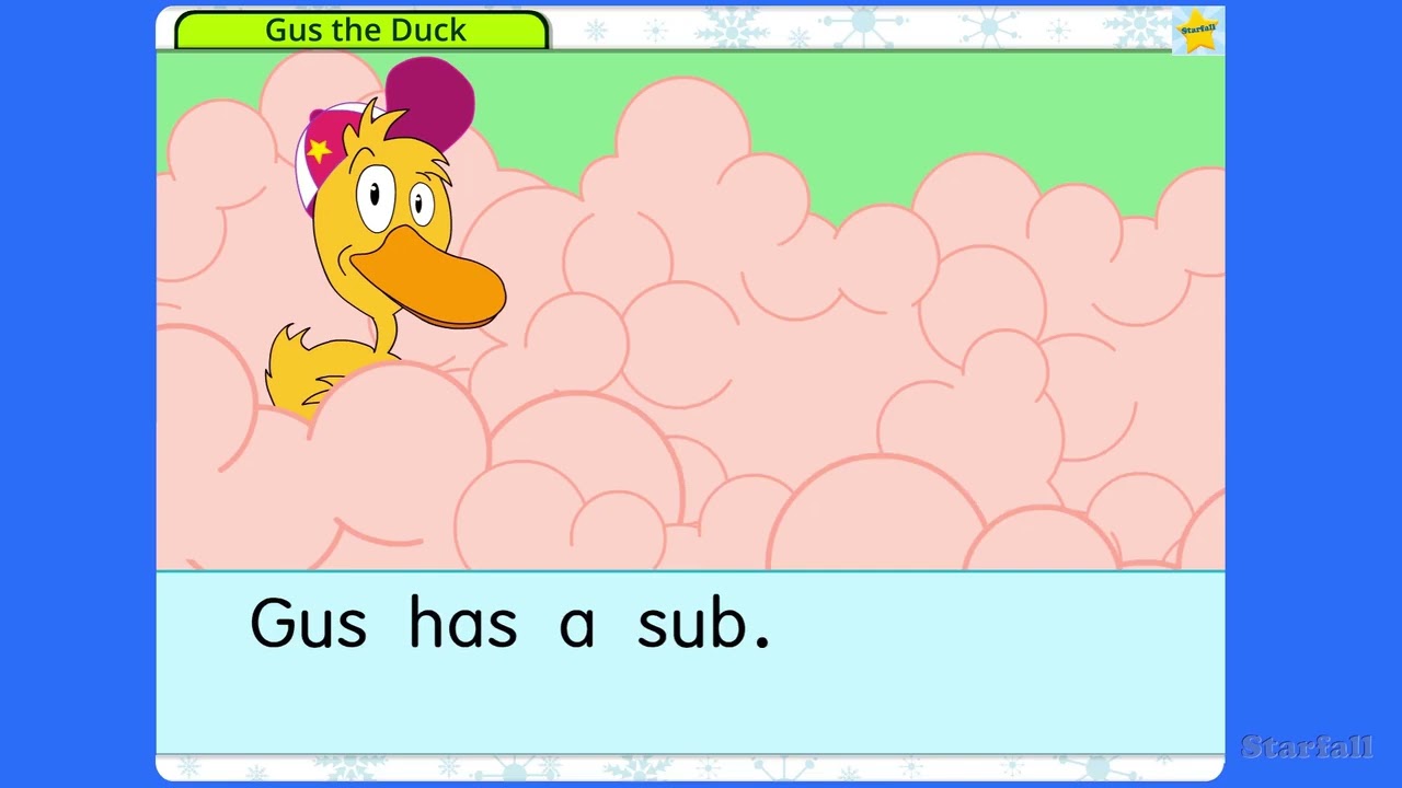 Starfall Gus The Duck