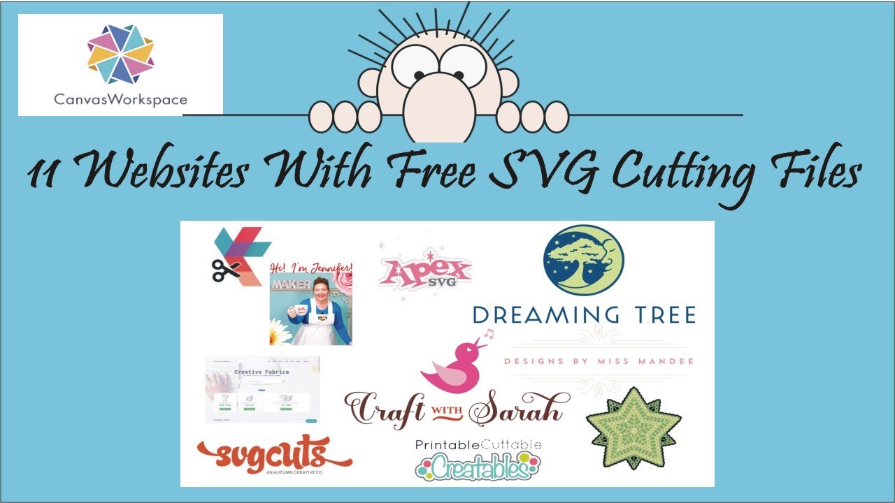 ScanNCut & Canvas Workspace; 11 Websites With Free SVG Cutting Files