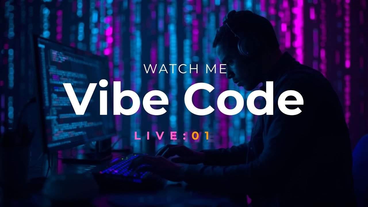 Watch Me Vibe Code -👨🏻‍💻WMVC 01