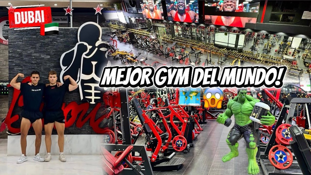 Entrenamos en el MEJOR GIMNASIO DEL MUNDO | Binous Gym Dubai