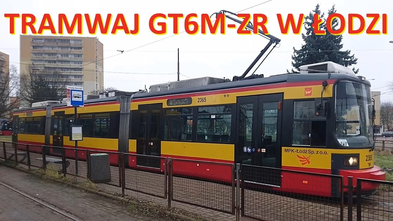 Nowe tramwaje w Łodzi. GT6M-ZR w Łodzi i w Jenie./GT6M-ZR trams in Łódź(Poland) and Jena (Germany).