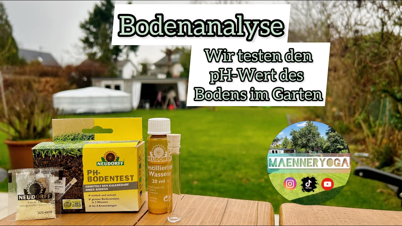 Wir testen den pH-Wert des Bodens! Neudorff pH Bodentest...
