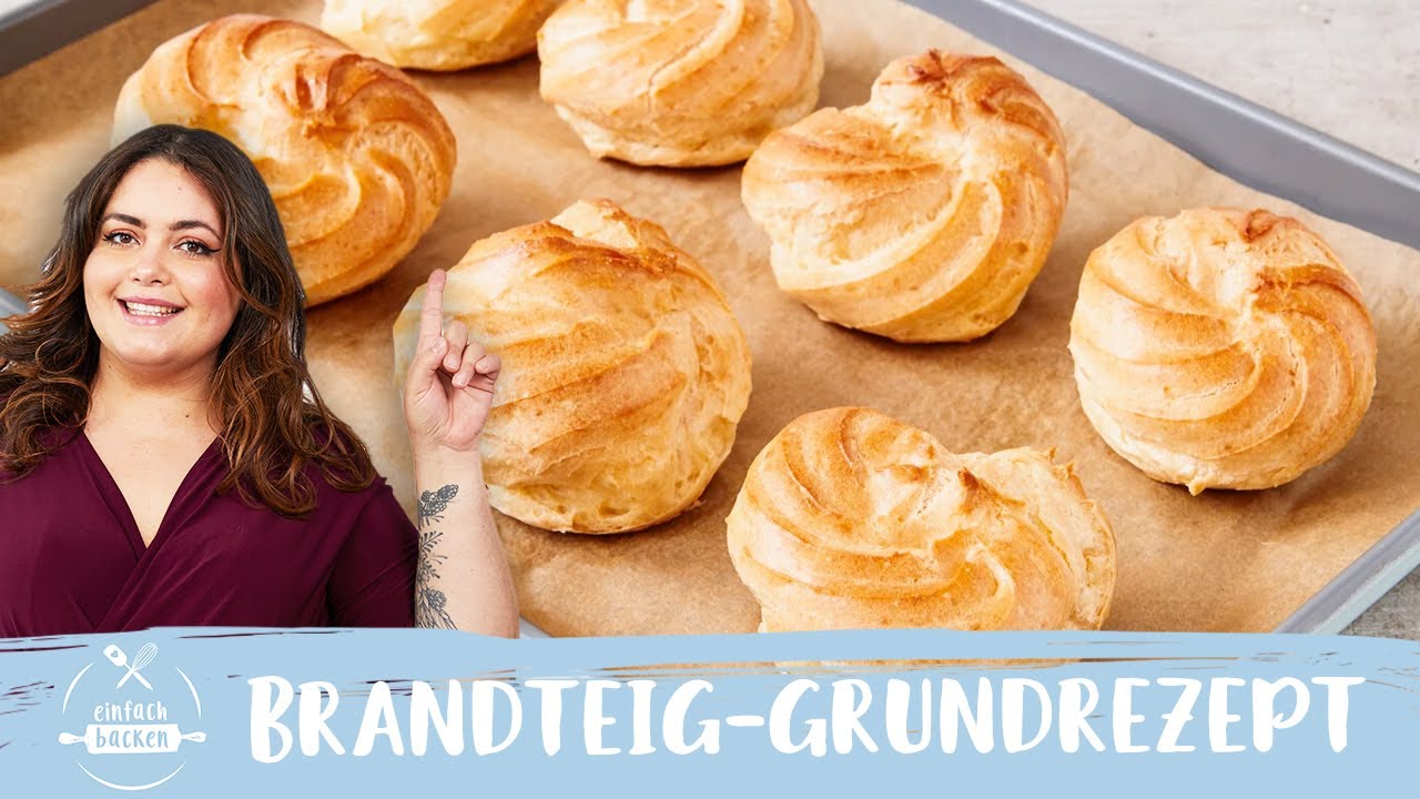 Brandteig Rezept | selber machen | Grundrezept 😋 I Einfach Backen