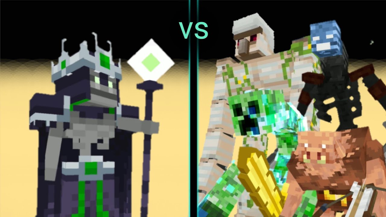 NAMELESS ONE vs ALL MUTANT BOSSES - Minecraft