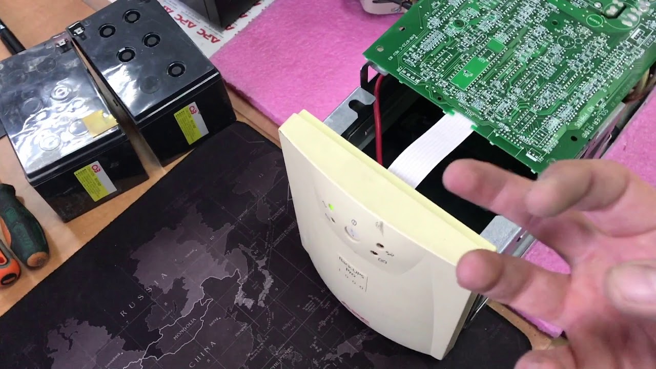 APC PRO1000 - 1997 год, первая плановая замена АКБ+ТО