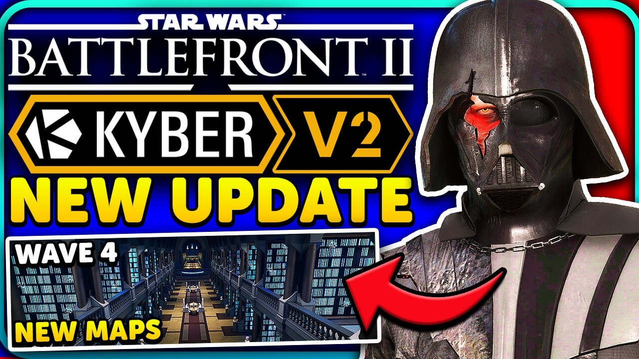 БОЛЬШОЕ обновление Star Wars Battlefront 2 Kyber V2! Четвёртая волна уже здесь! Новые карты!