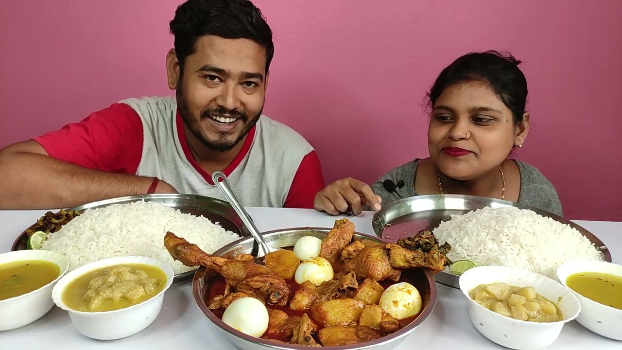 chicken dakbanglo diye jomiye vat khelam