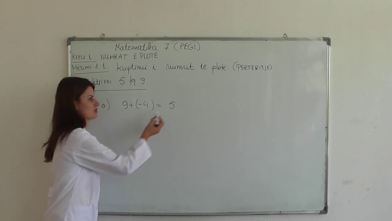 Matematika 7, Kreu 1, Numrat e Plotë, Mësimi 1.1, Kuptimi i numrit të plotë (Përsëritje), Ushtrimi 5
