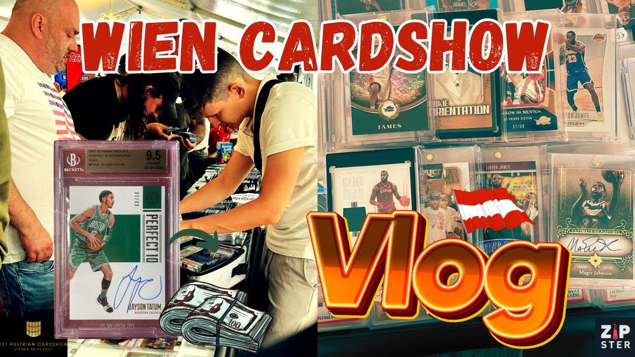 VLOG ZUR ERSTEN CARDSHOW IN ÖSTERREICH 📷😍 Non Stop NBA & NFL Sportscards Deals in Wien 💥🏀🏈🇦🇹