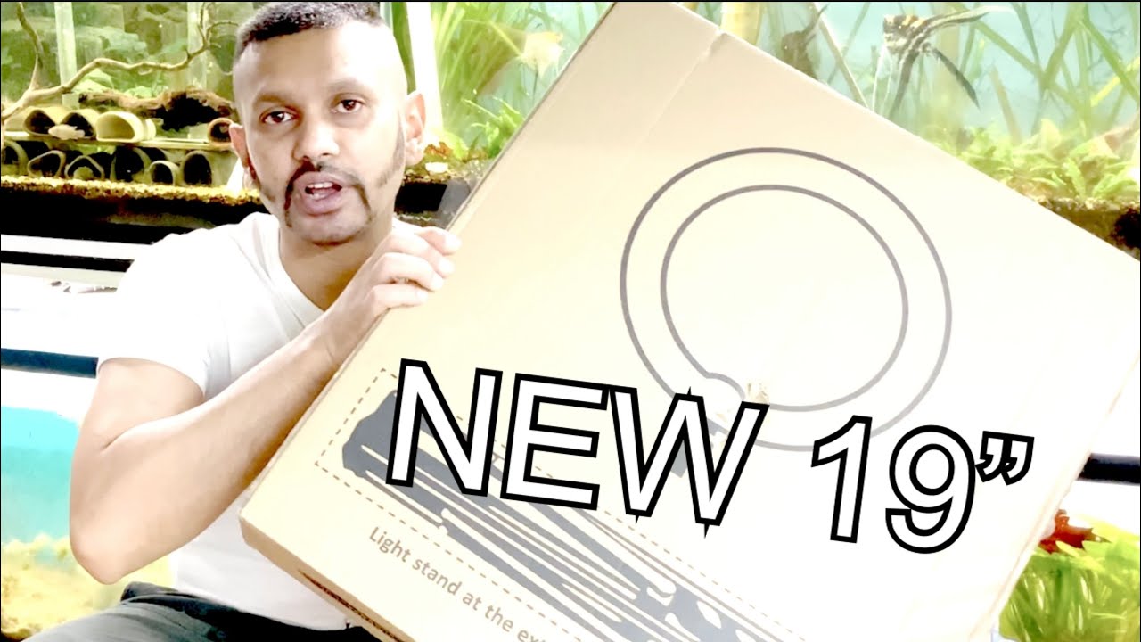 Brand New IVIISII 19 Inch 60W Ring Light 3000K - 5800K! for YouTube Videos! UNBOXING!!!