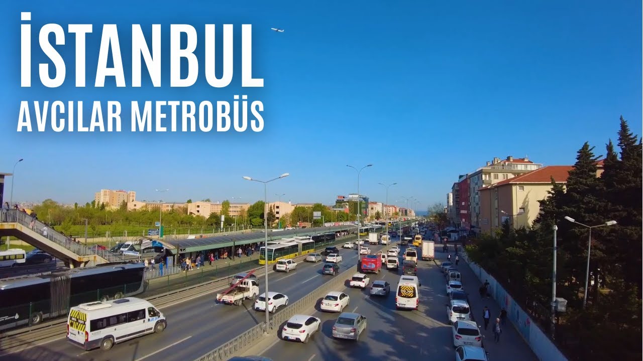 Istanbul Avcılar Metrobüs Station Walking Tour | Avcılar Metrobüs Durağı Yürüyüş