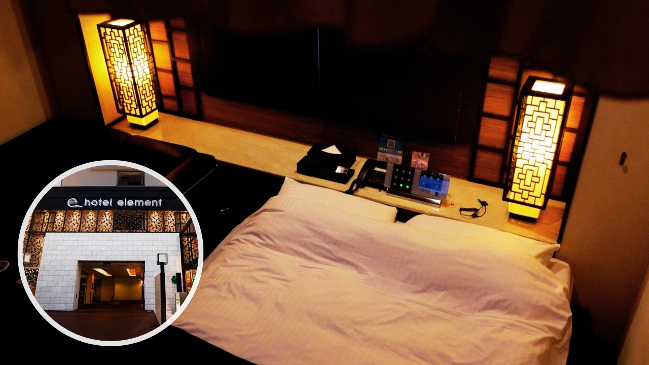 Пребывание в love hotel в европейском стиле в Японии, наслаждаясь ночным видом 🏩｜HOTEL ELEMENT