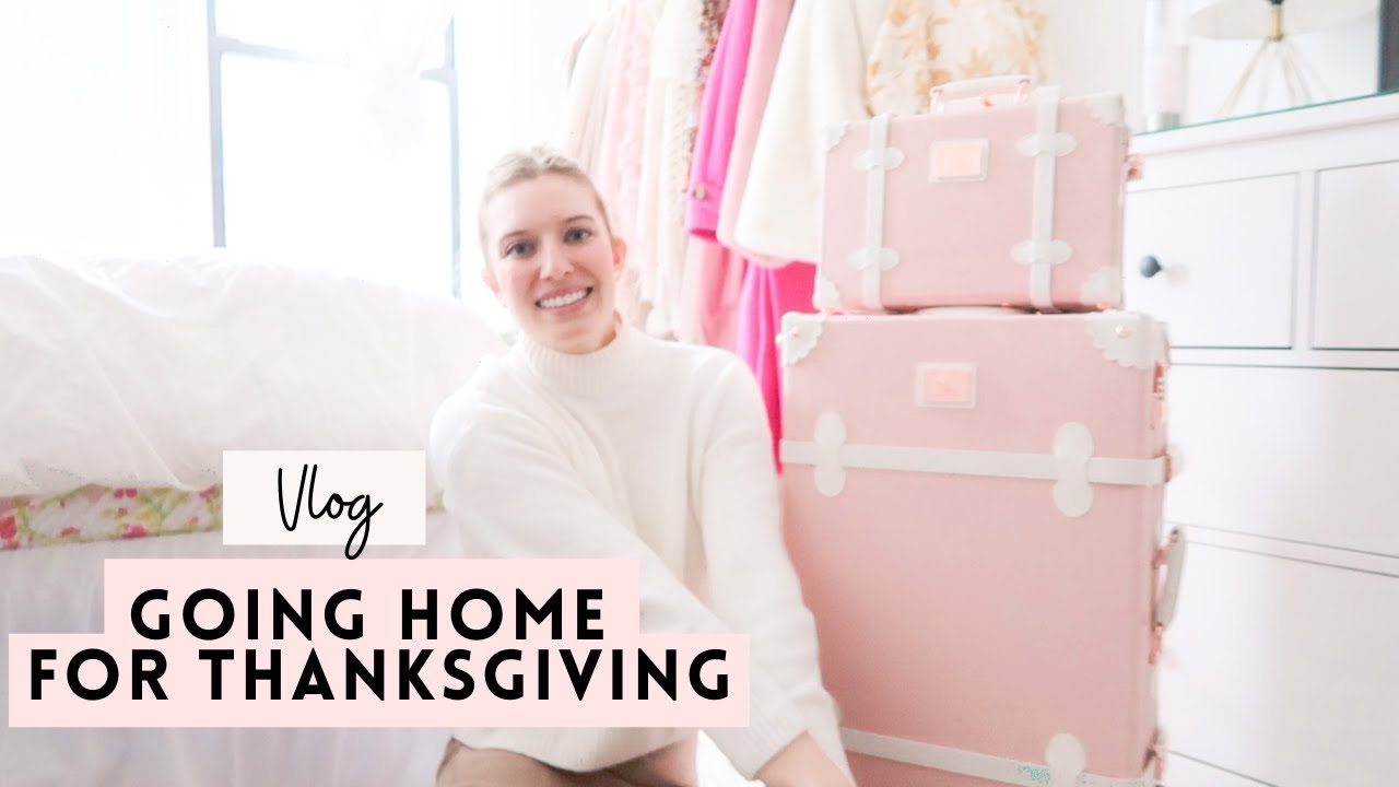 VLOG * Going Home for Thanksgiving! Christmas in the City, Packing, What I've Bought Recently