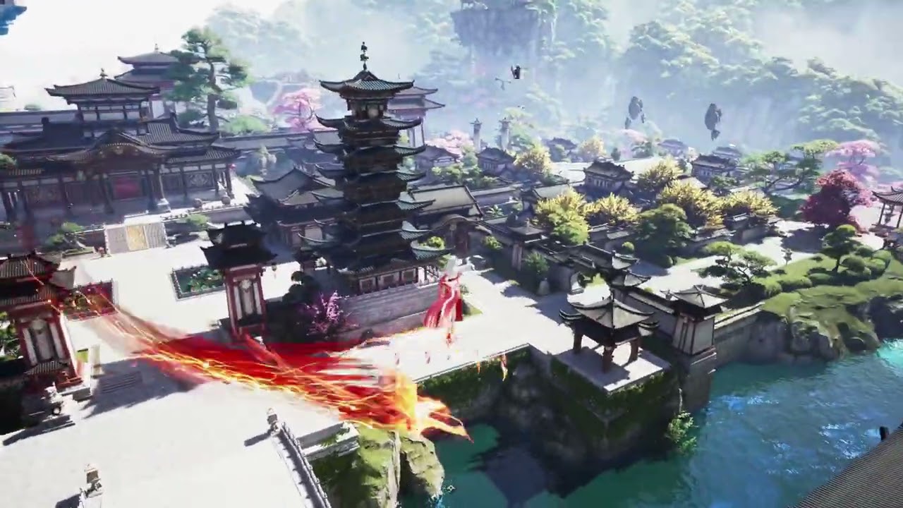 [诛仙世界] [CBT] World of Jade Dynasty - Sunstream (Main player hub) Exploration