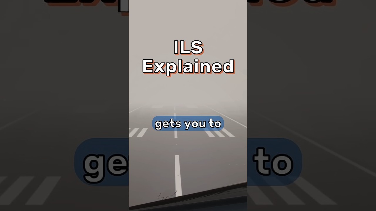 How Pilots Land with Zero Visibility (ILS Explained)