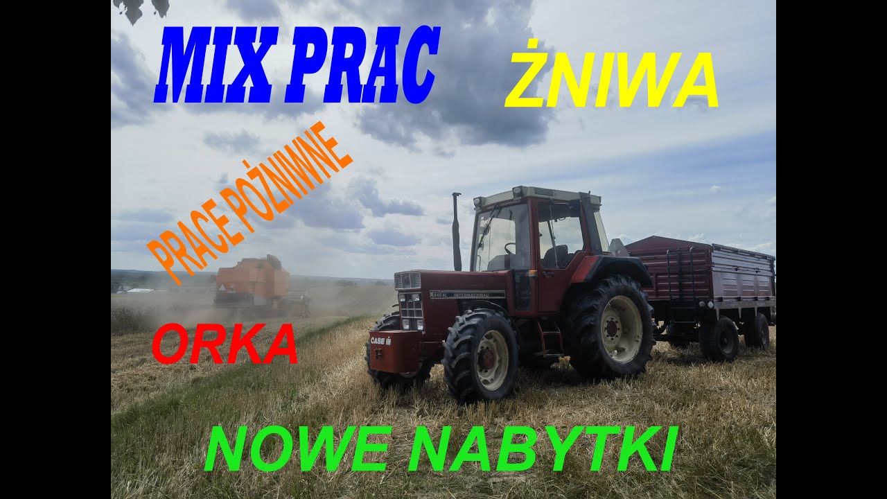 Mix prac, żniwa, orka, uprawa, nowe nabytki, #t25 #ihc #dronningborg #harvest #rolnictwo #funny