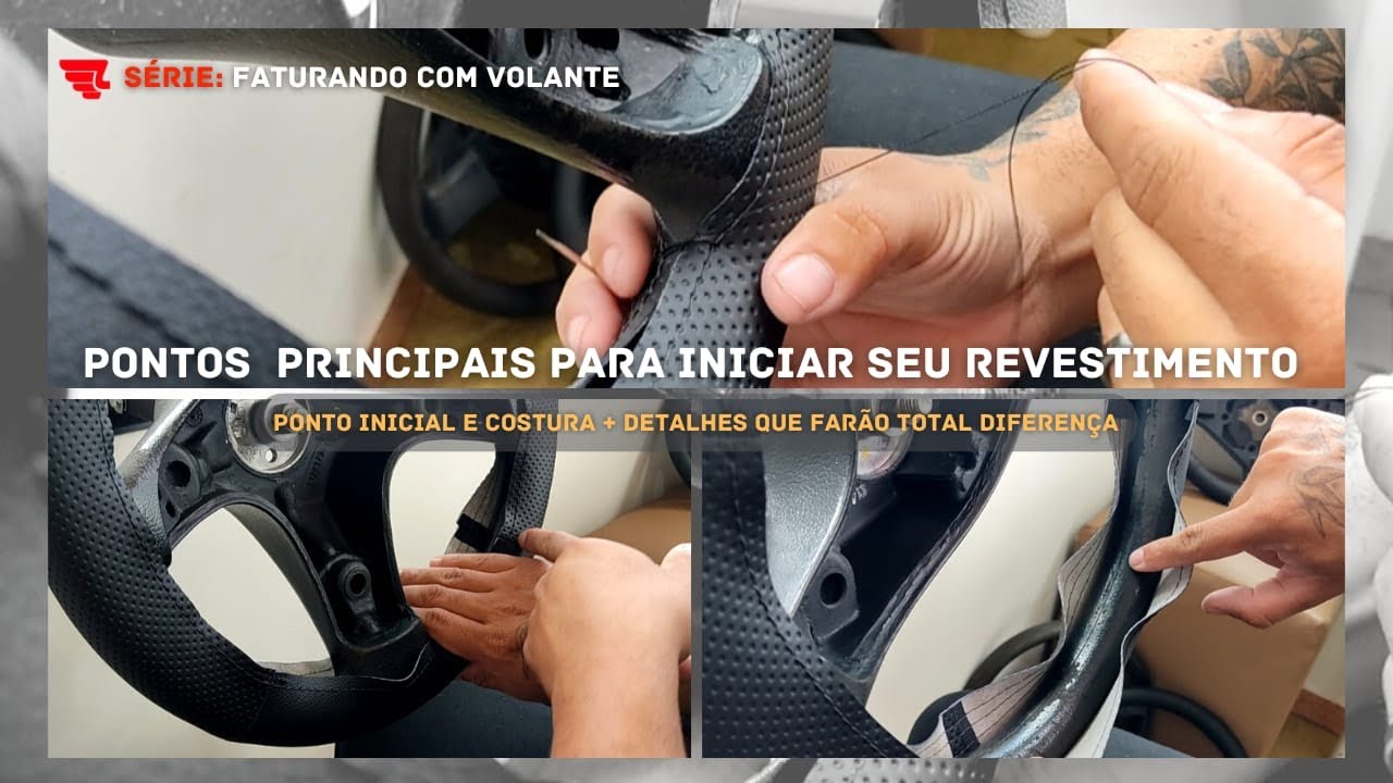 Aprenda a Revestir Volante - Passo a Passo. SÉRIE: FATURANDO COM VOLANTES