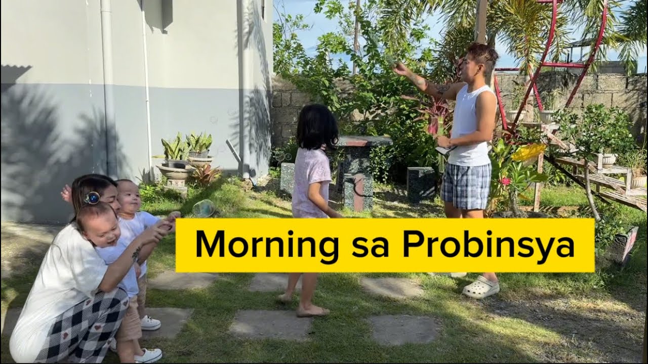 Nag-Enjoy ang mga bata sa Probinsya 💜 Fresh Air! | Famngarap
