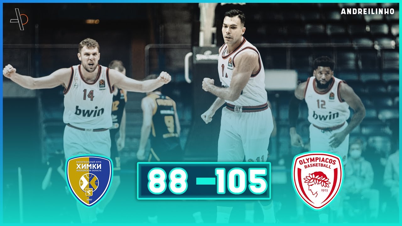 Khimki Moscow Region - Olympiacos Piraeus |88-105| ● Full Highlights ● Round 17