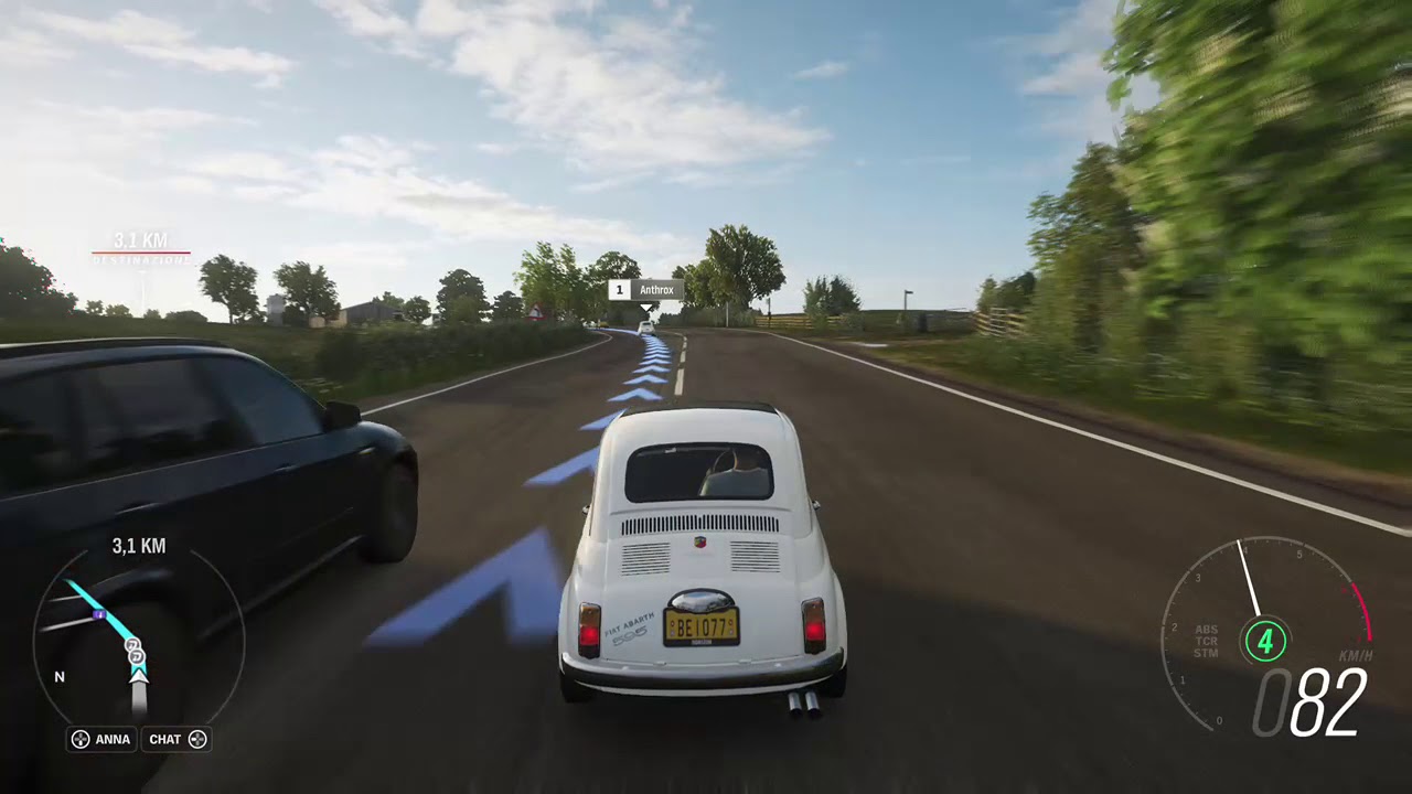 Forza horizon 4 Fiat 500 abarth