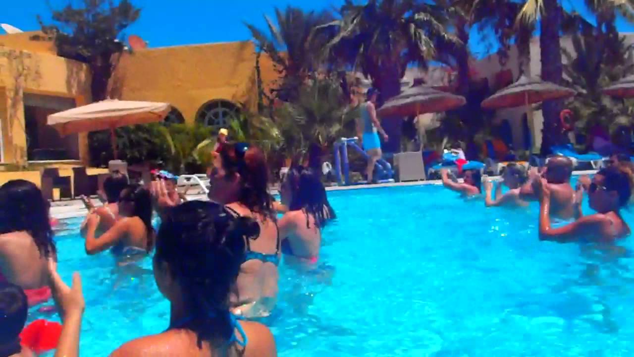 hotel ksar djerba 2013 dance piscines animateurs