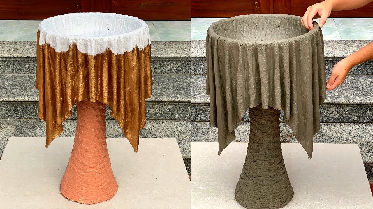 Ideas From Cement and Fabric Are Very Unique - Creative And Simple