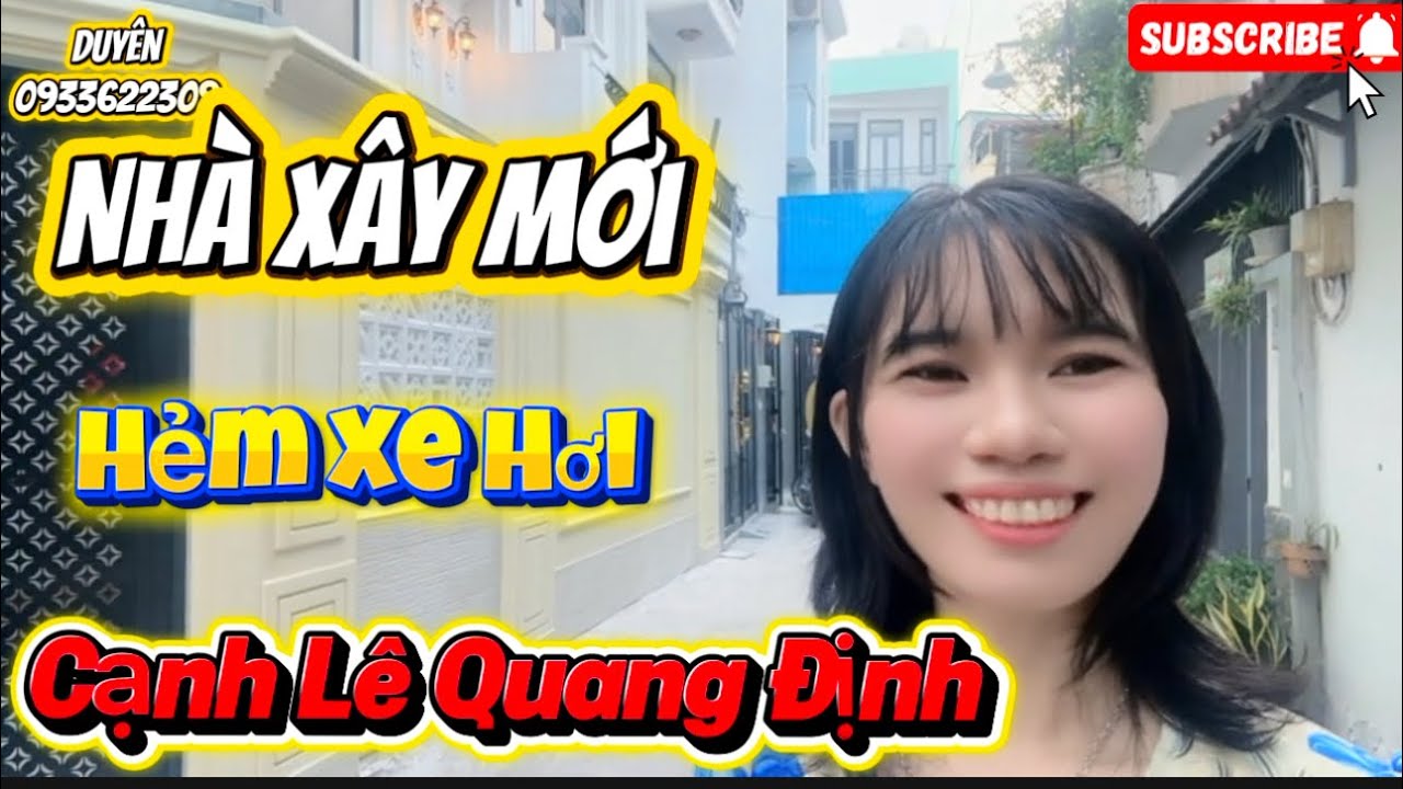 Bán Nhà Xây Dựng Mới Hẻm Xe Hơi Ngay Trường Đại Học Công Nghiệp 4 Cạnh Lê Quang Định bds sài gòn