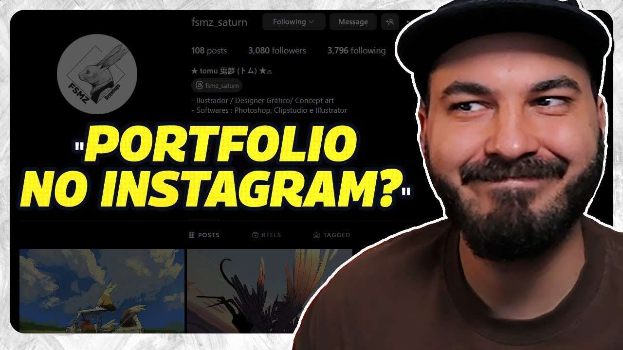 🎨 AVALIEI O PORTFOLIO DESSE SEGUIDOR! INSTAGRAM SERVE para PORTFOLIO de ARTE?