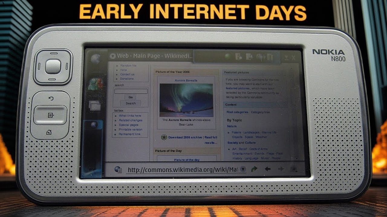 Nokia N800. Интернет-планшет на Maemo из 2007