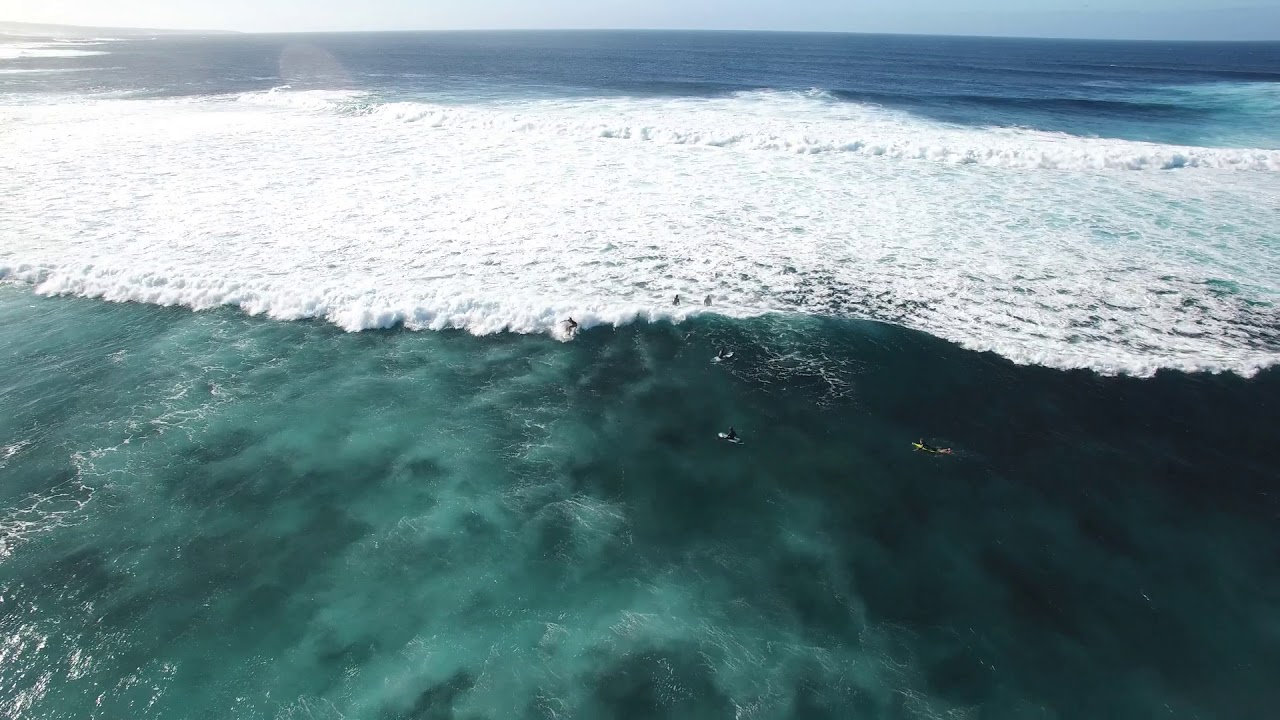 Surfing at La Santa, Lanzarote