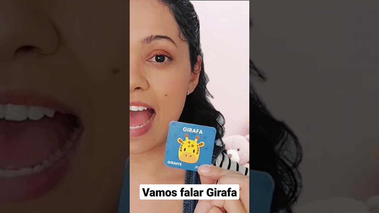 Vamos falar girafa em portugu&ecirc;s #shorts