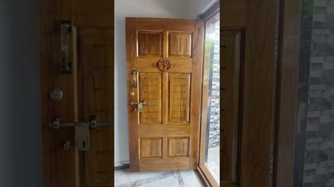 Top 5 Wooden Main door designs 2025 l Wooden door polish design l Teak wood door #doordesign #doors