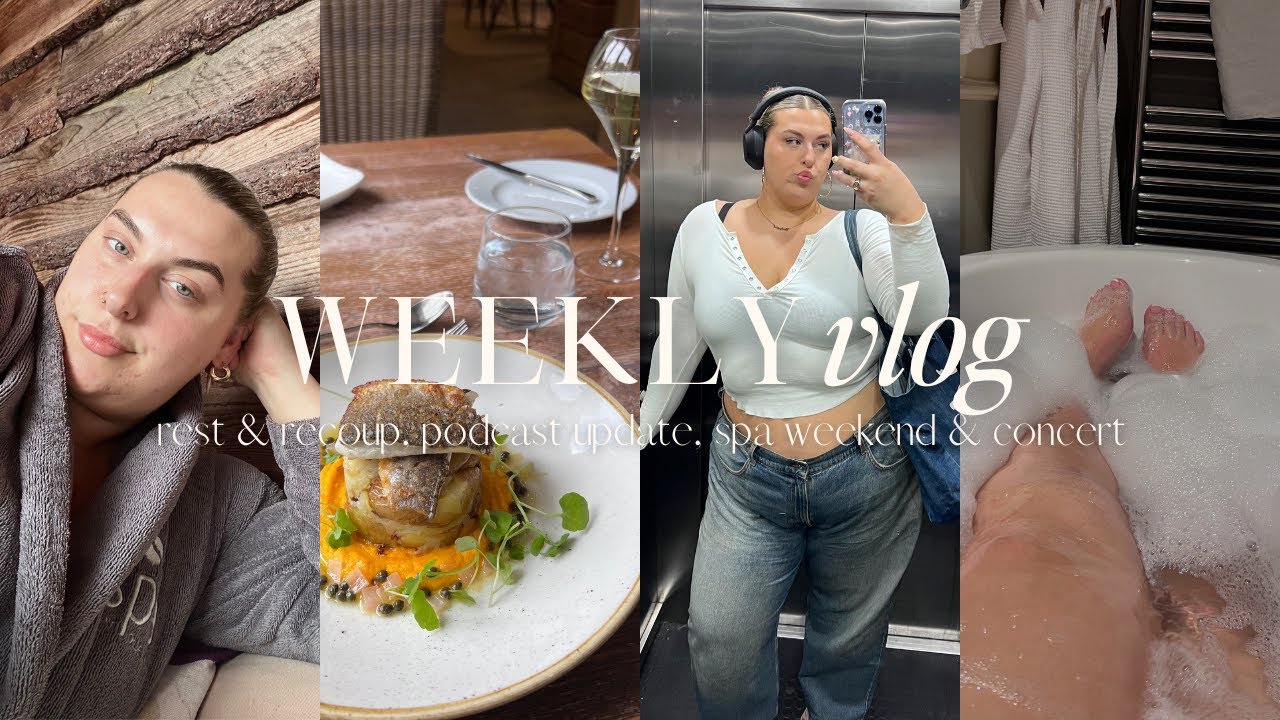 weekly vlog…a few days in london & solo spa staycation☁️