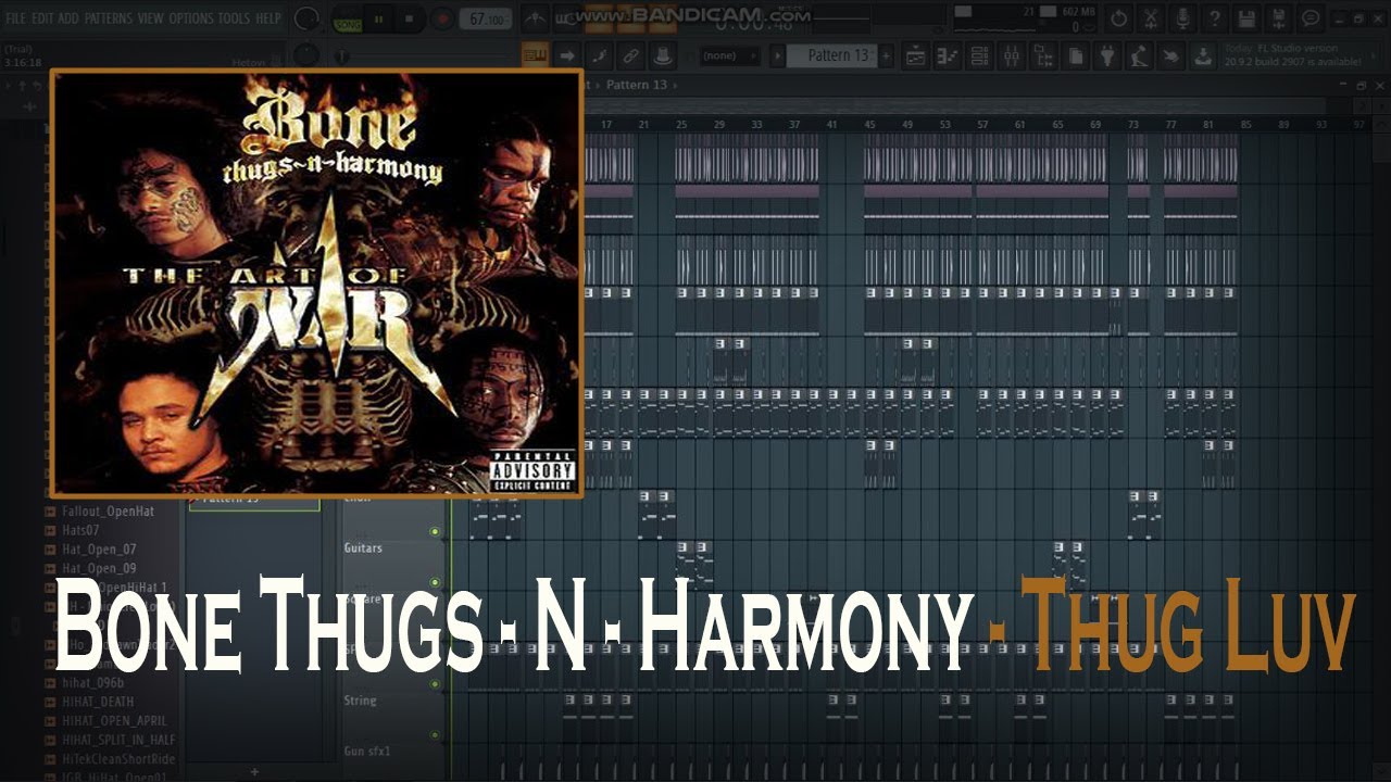 Bone Thugs-N-Harmony & Tupac - Thug Luv (FL Studio Remake)