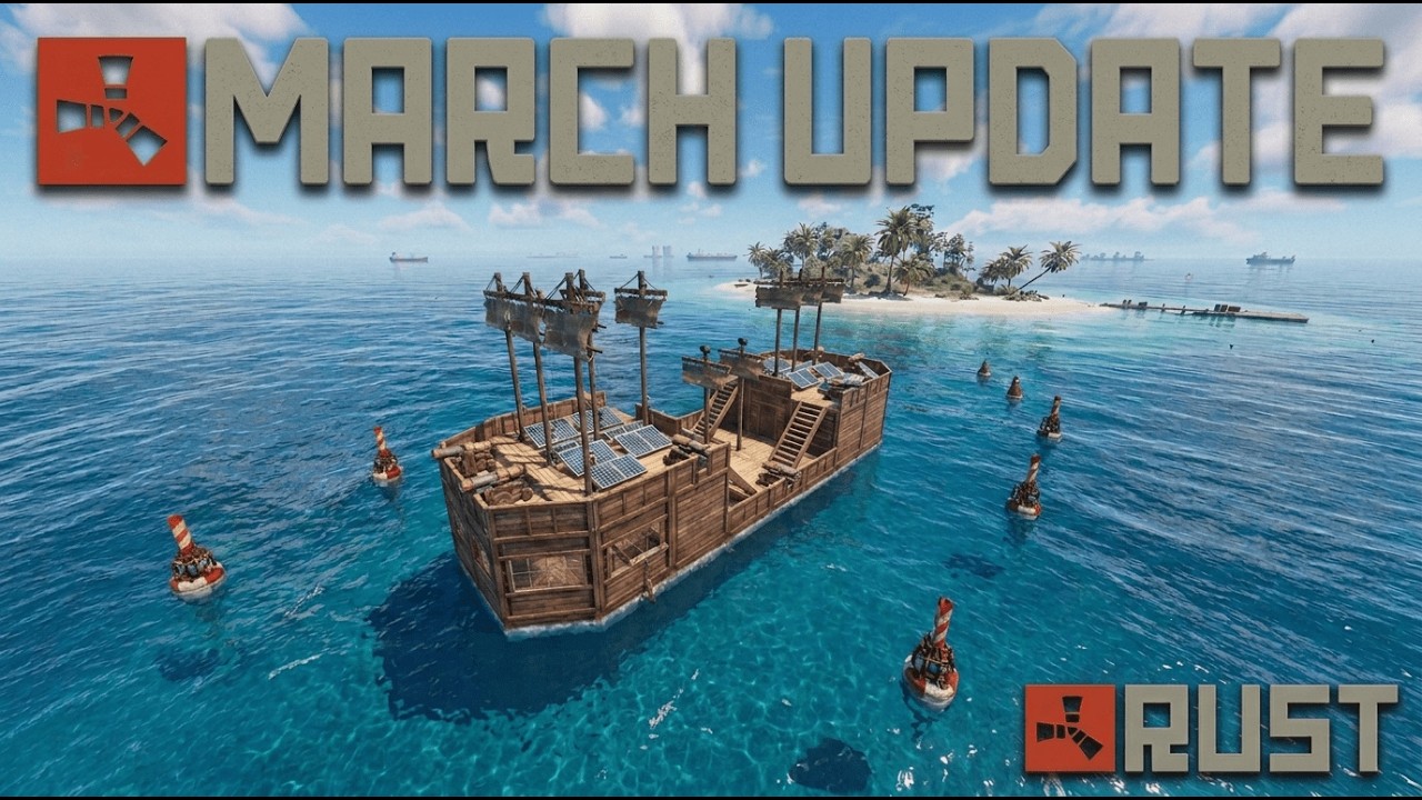 Rust March Update - Boats, Deep Sea, AI & New Box DLC