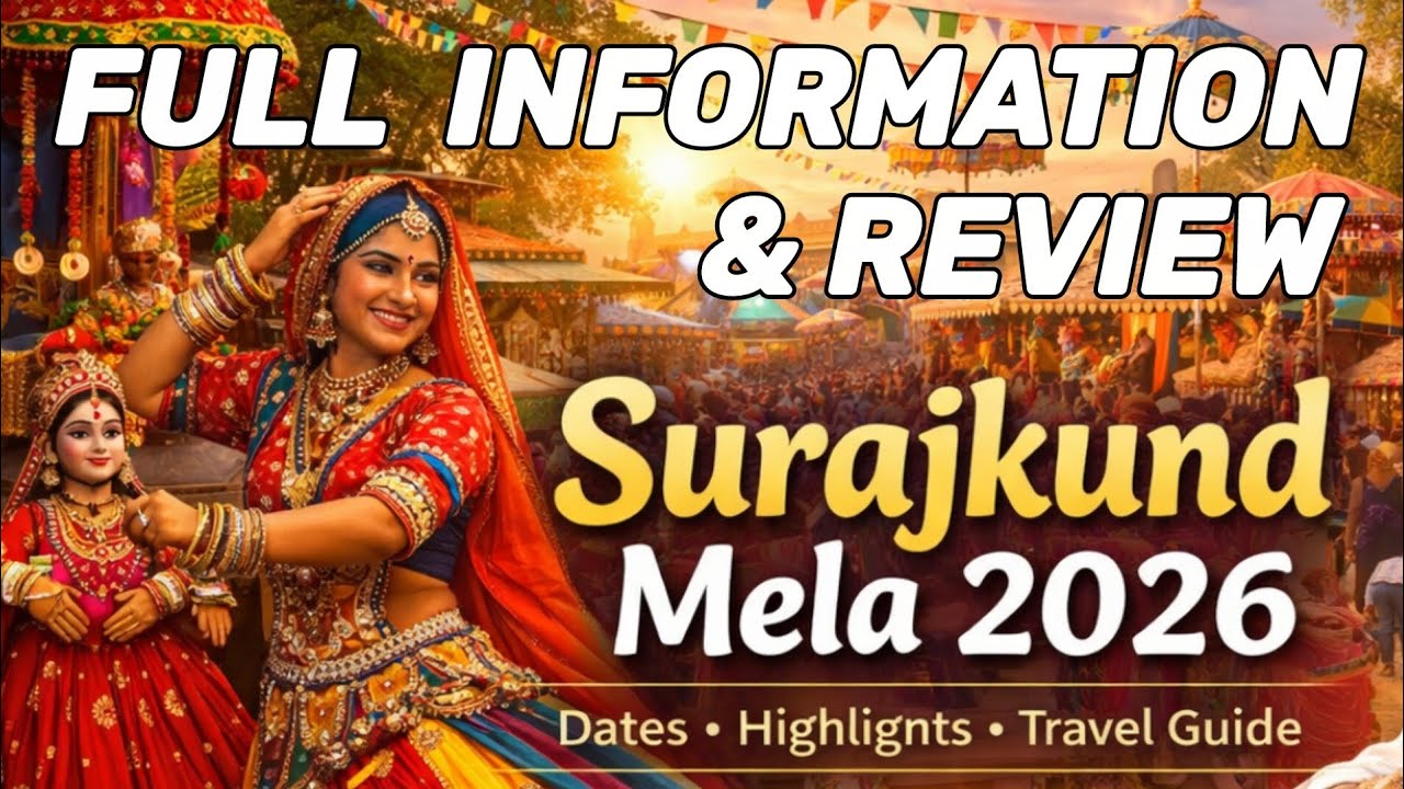 SURAJKUND  INTERNATIONAL  CRAFT  MELA FARIDABAD 2026 FULL INFORMATION AND REVIEW