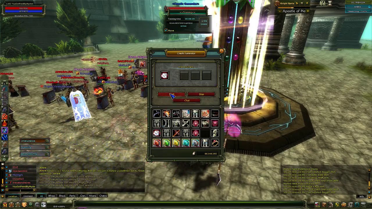 Knight Online Ares: Gem and Fragment Opening [Part 1]