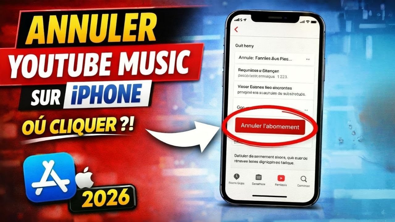 Comment annuler YouTube Music sur iPhone (2026) : la méthode simple